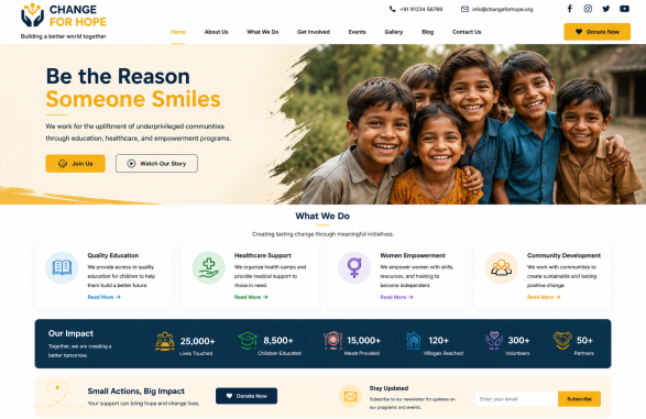 8 Change For Hope
