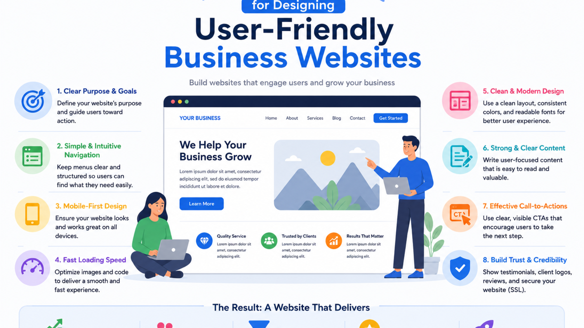 Best Practices for Designing User-Friendly Business Websites