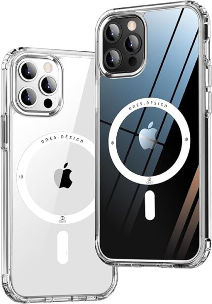 Magnetic Clear Hybrid Airbag Shockproof Case for iPhone 14 Pro – MagSafe Compatible Slim Protective Cover