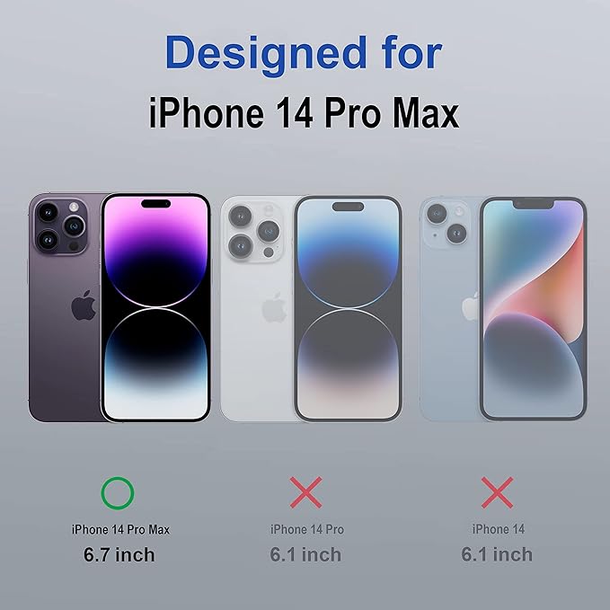 Amazon Basics Clear TPU Back Case Cover for iPhone 14 Pro Max – Slim Shockproof Transparent Protective Case - Image 3