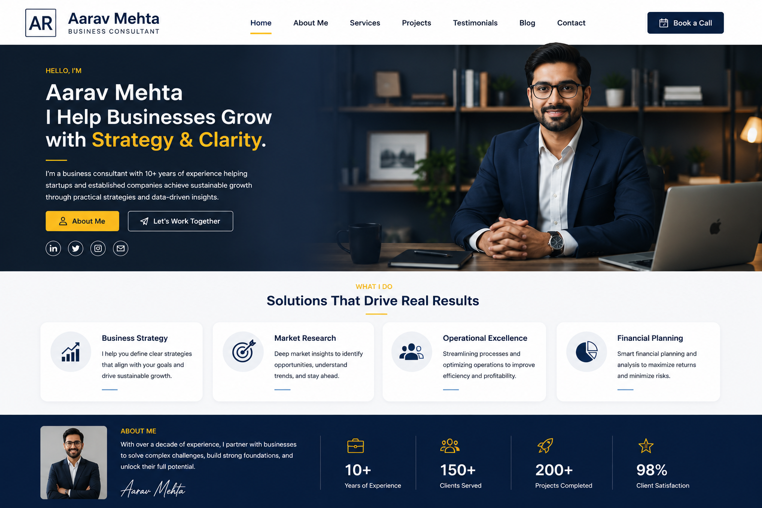5 Aarav Mehta – Business Consultant