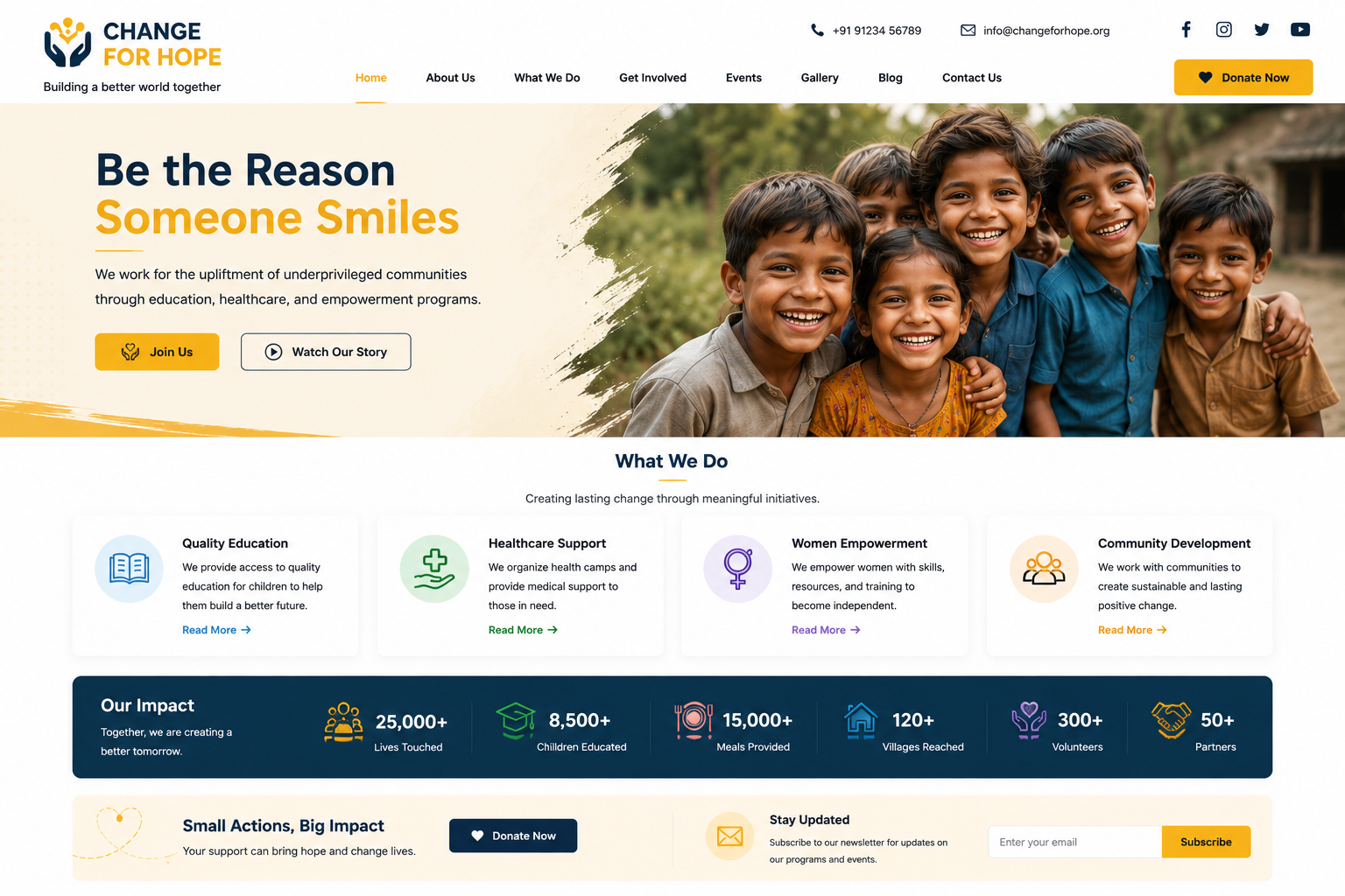 8 Change For Hope